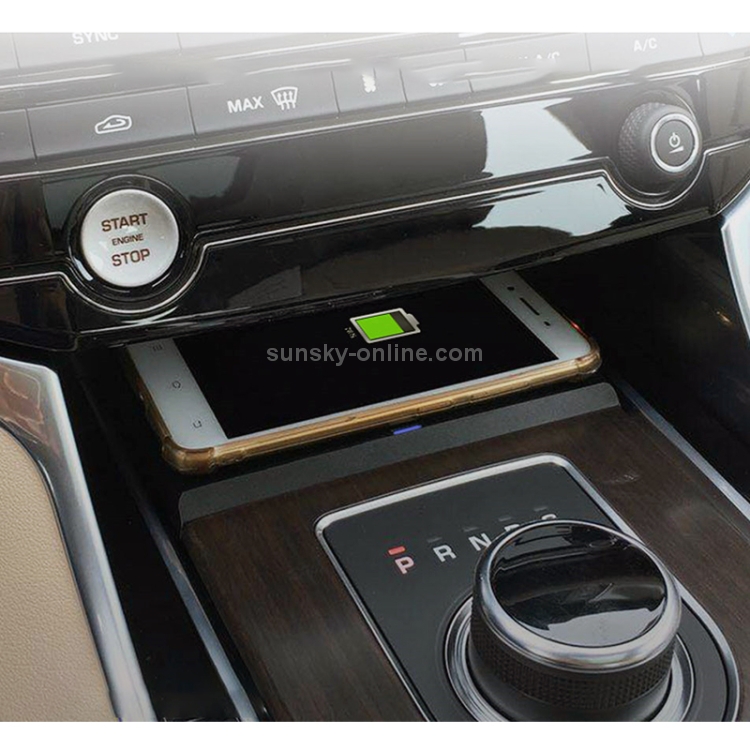 Car Qi Standard Wireless Charger 10W Quick Charging for Jaguar XEL XFL F-PACE 2017-2019, Left Driving Car Qi Standard Wireless Charger 10W Quick Charging for Jaguar XEL XFL F-PACE 2017-2019, Left Driving