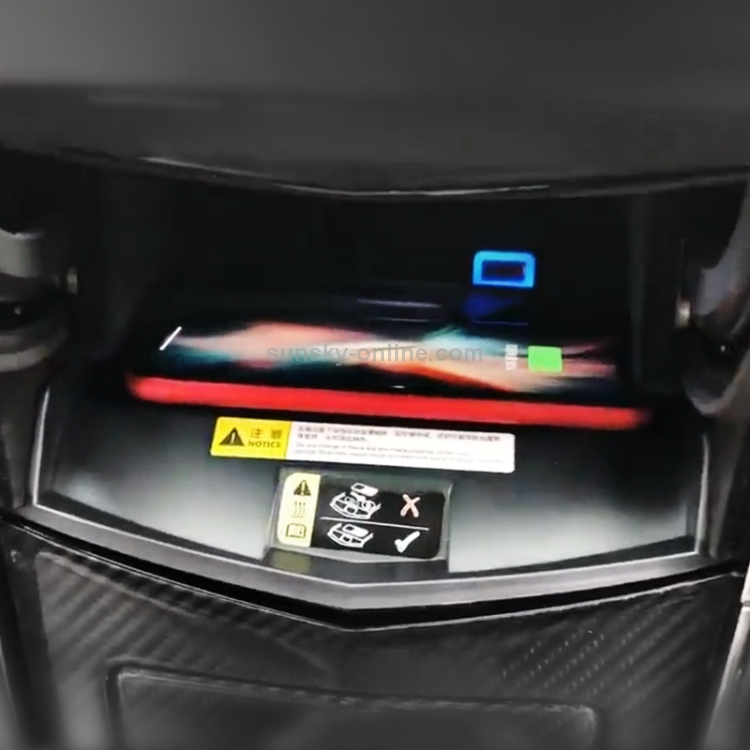 Car Qi Standard Wireless Charger 10W Quick Charging for Cadillac ATS XTS 2014-2019, Left Driving Car Qi Standard Wireless Charger 10W Quick Charging for Cadillac ATS XTS 2014-2019, Left Driving