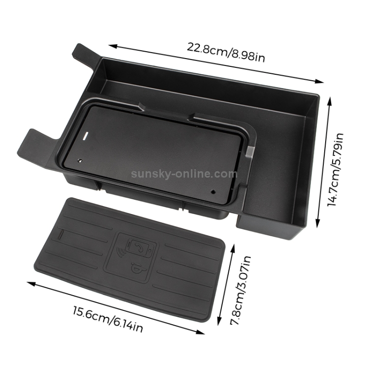 Car Qi Standard Wireless Charger 10W Quick Charging for Lexus NX 2015-2019, Left Driving Car Qi Standard Wireless Charger 10W Quick Charging for Lexus NX 2015-2019, Left Driving