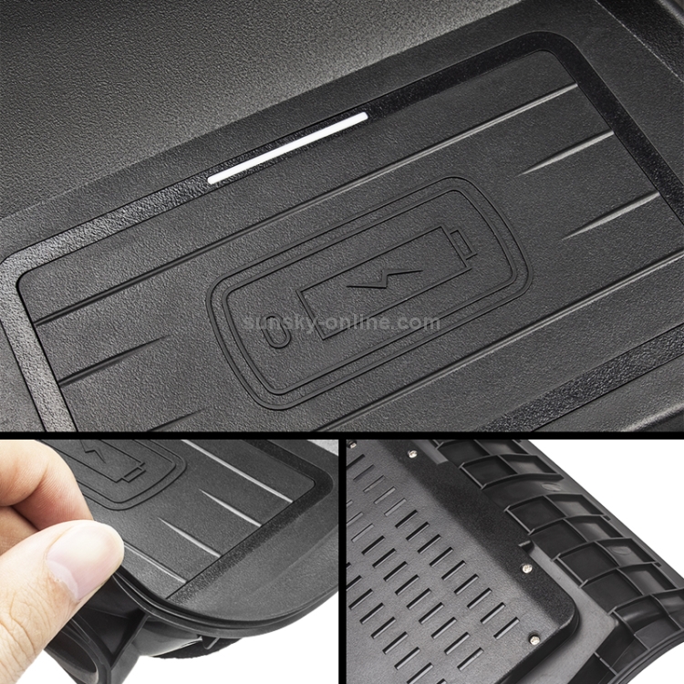 Car Qi Standard Wireless Charger 10W Quick Charging for Land Rover Discovery Sport 2015-2021, Left Driving Car Qi Standard Wireless Charger 10W Quick Charging for Land Rover Discovery Sport 2015-2021, Left Driving