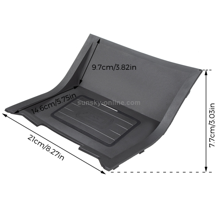 Car Qi Standard Wireless Charger 10W Quick Charging for Land Rover Velar 2017-2021, Left Driving Car Qi Standard Wireless Charger 10W Quick Charging for Land Rover Velar 2017-2021, Left Driving