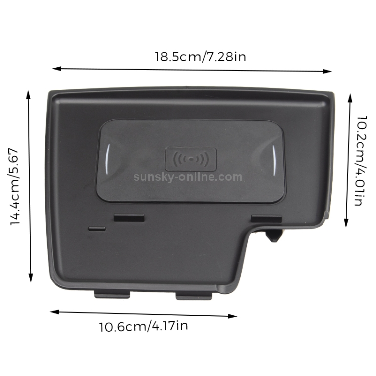 Car Qi Standard Wireless Charger 10W Quick Charging for Mazda 6 Atenza 2016-2019, Left Driving Car Qi Standard Wireless Charger 10W Quick Charging for Mazda 6 Atenza 2016-2019, Left Driving