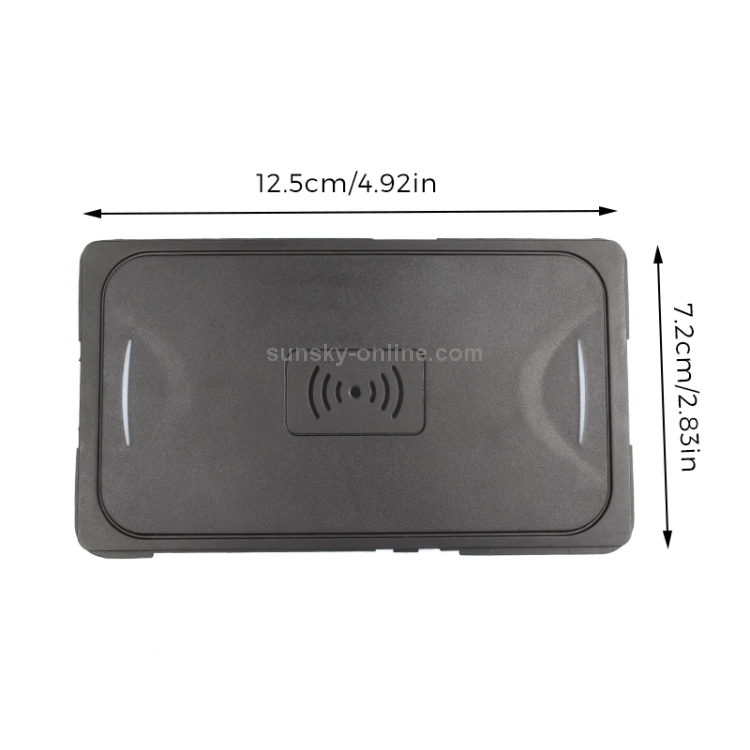 Car Qi Standard Wireless Charger 10W Quick Charging for Hyundai IONIQ 2016-2019, Left Driving Car Qi Standard Wireless Charger 10W Quick Charging for Hyundai IONIQ 2016-2019, Left Driving