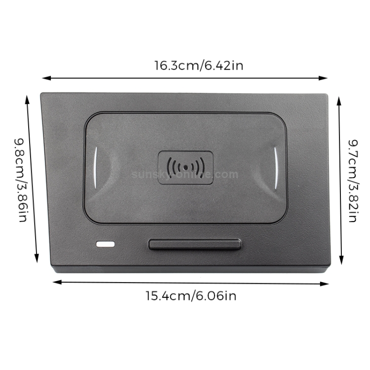 Car Qi Standard Wireless Charger 10W Quick Charging for Hyundai Elantra 2016-2018, Left Driving Car Qi Standard Wireless Charger 10W Quick Charging for Hyundai Elantra 2016-2018, Left Driving
