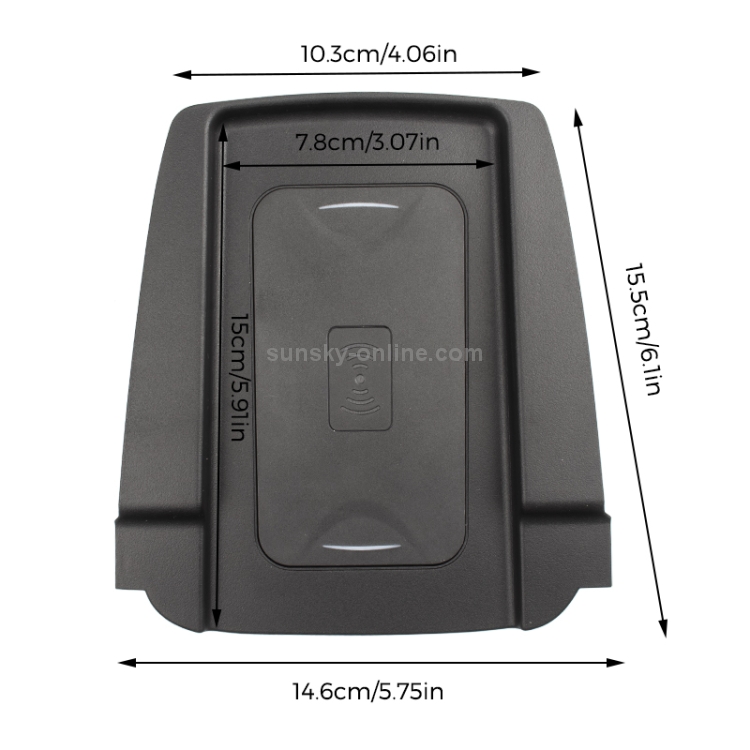 Car Qi Standard Wireless Charger 10W Quick Charging for Chevrolet Malibu 2016-2019, Left Driving Car Qi Standard Wireless Charger 10W Quick Charging for Chevrolet Malibu 2016-2019, Left Driving
