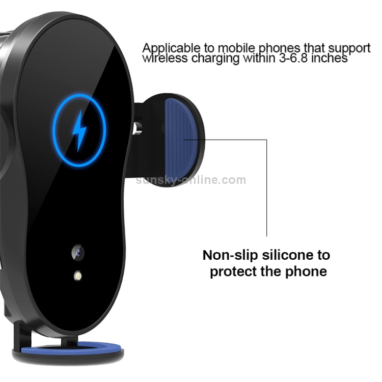 Car Infrared Sensor Automatic 15W Wireless Fast Charger Car Phone Holder Car Infrared Sensor Automatic 15W Wireless Fast Charger Car Phone Holder