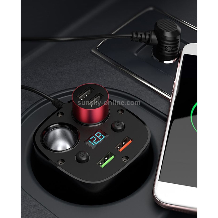 Truck Trolley 24V Cup Holder Style Dual USB Multifunctional Charger Dual Cigarette Lighter Charger Truck Trolley 24V Cup Holder Style Dual USB Multifunctional Charger Dual Cigarette Lighter Charger