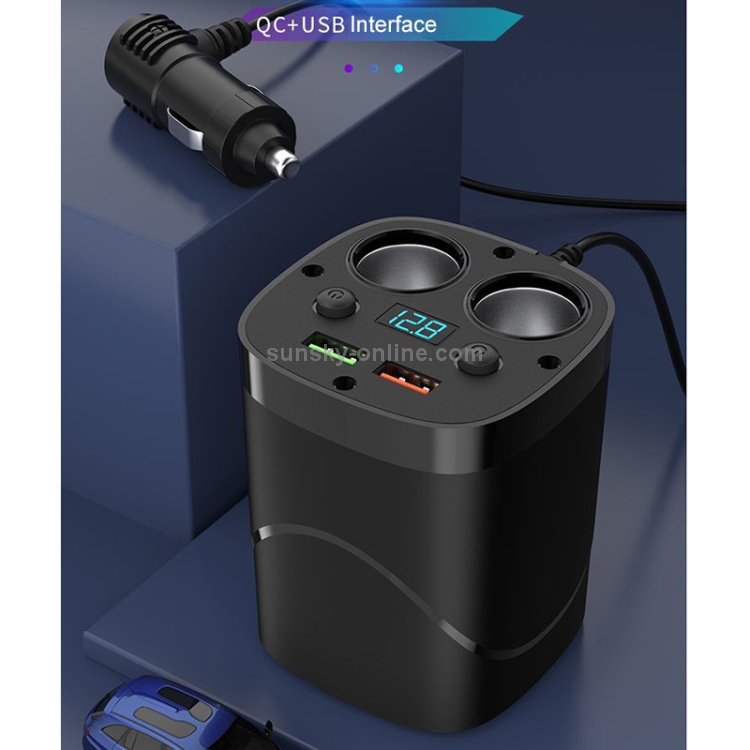Truck Trolley 24V Cup Holder Style Dual USB Multifunctional Charger Dual Cigarette Lighter Charger Truck Trolley 24V Cup Holder Style Dual USB Multifunctional Charger Dual Cigarette Lighter Charger