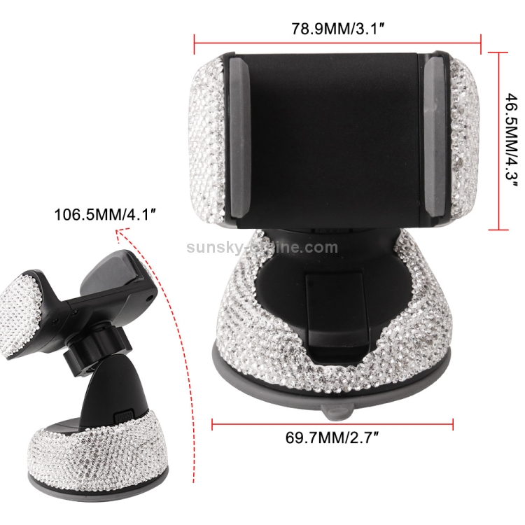 3 in 1 Diamond Car Phone Holder Bracket + Charging Cable + Charger with Safety Hammer 3 in 1 Diamond Car Phone Holder Bracket + Charging Cable + Charger with Safety Hammer
