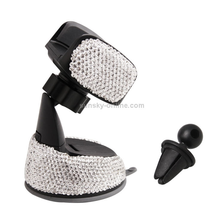 3 in 1 Diamond Car Phone Holder Bracket + Charging Cable + Charger with Safety Hammer 3 in 1 Diamond Car Phone Holder Bracket + Charging Cable + Charger with Safety Hammer