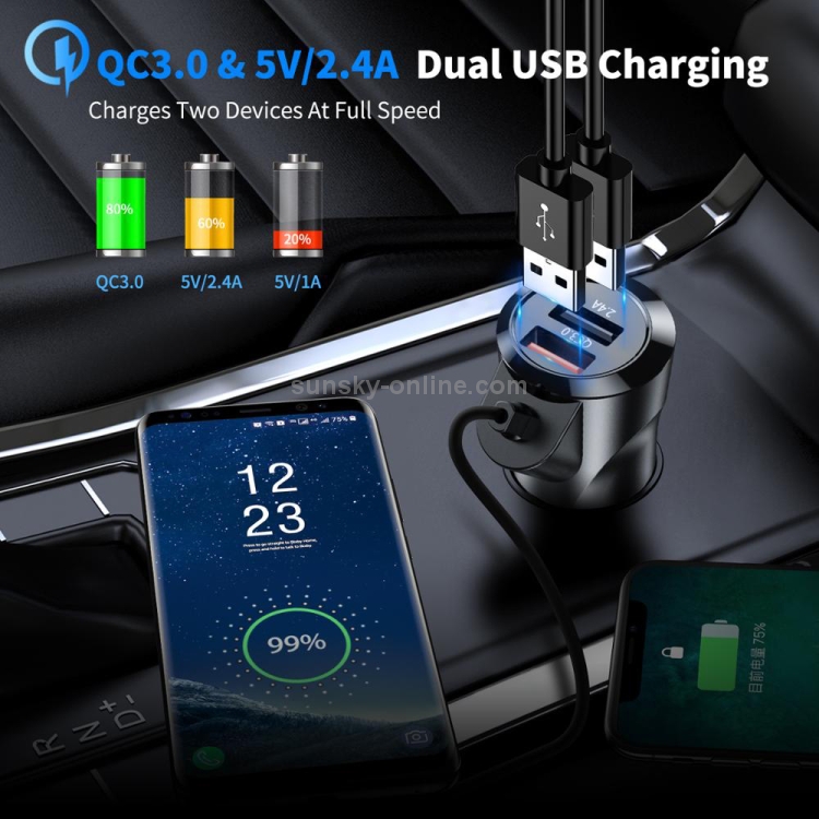 A20 Pro Car Charger MP3 Player Bluetooth Receiver FM Transmitter Call Hands-free Holder A20 Pro Car Charger MP3 Player Bluetooth Receiver FM Transmitter Call Hands-free Holder