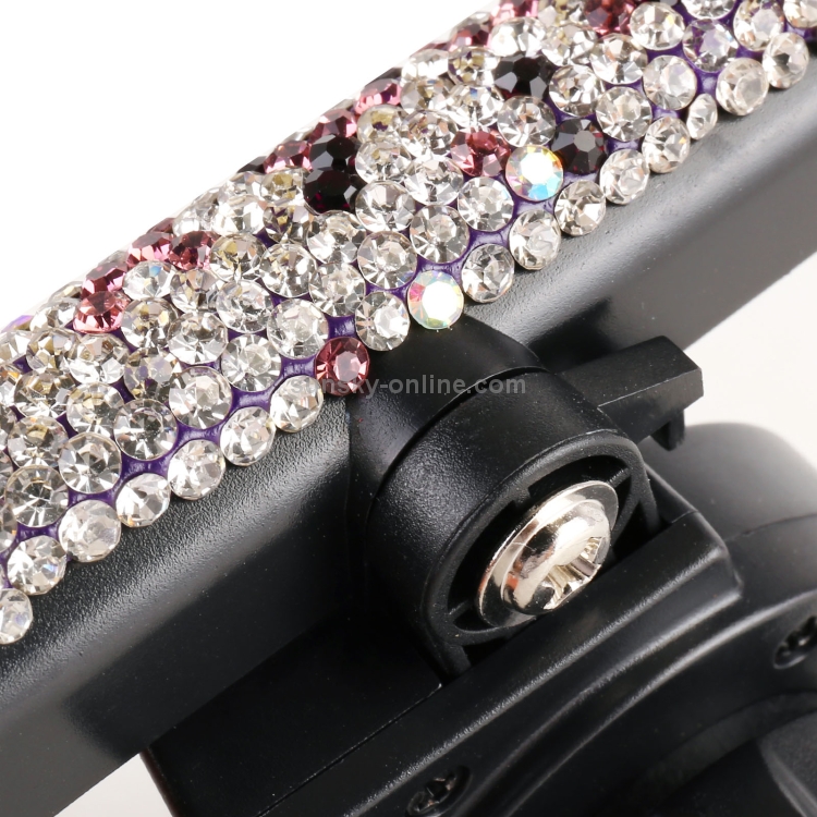 Universal Car Diamond Air Vent Mount Phone Holder for 6-8.5cm Wide Mobile Phone (Purple) Universal Car Diamond Air Vent Mount Phone Holder for 6-8.5cm Wide Mobile Phone (Purple)