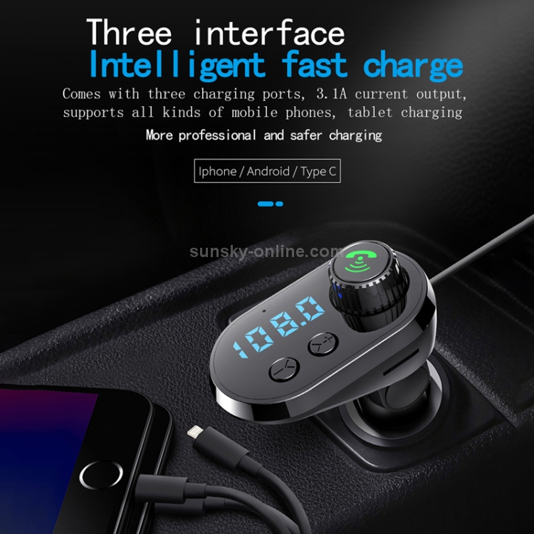 Q15 Multifunctional Car Dual USB 3.1A 