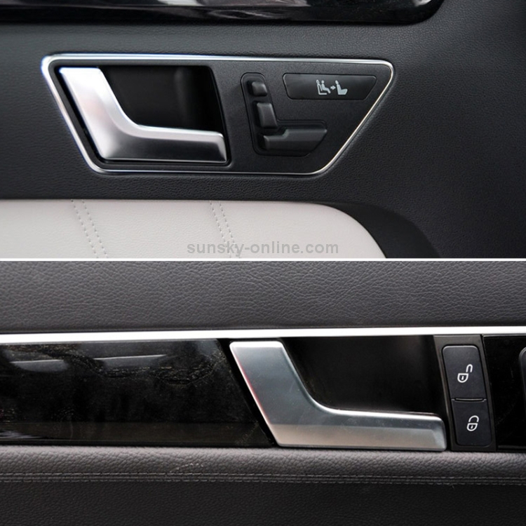 Auto linke Seite Galvanisierung matter innerer Türgriff für Mercedes-Benz C  Klasse W204, linke und rechter Antrieb universell