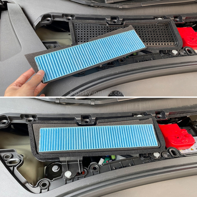 Auto Klimaanlage Externer Filterelement Schmelzgeblasenes Tuch für TESLA  Modell 3 2021