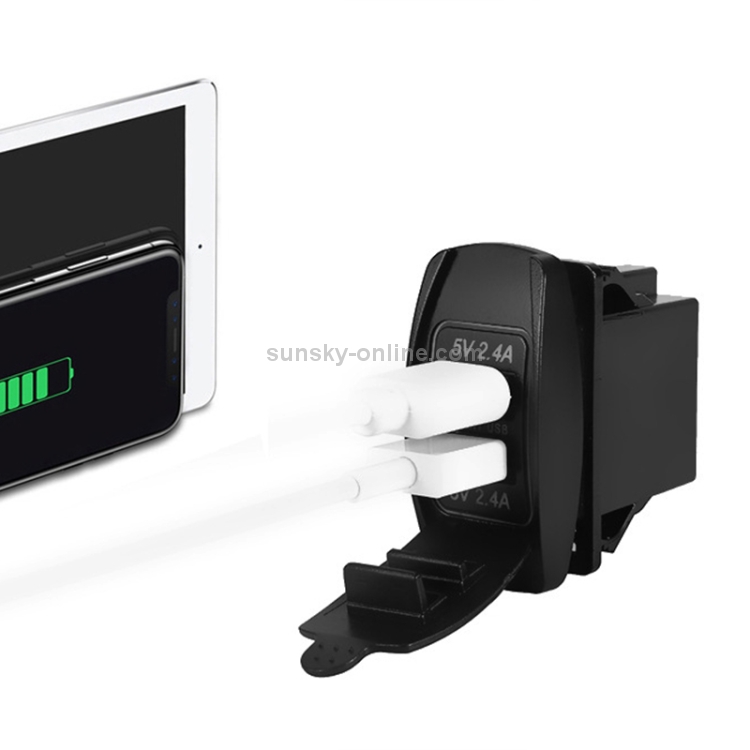 Car 4.8A Double-sided Mobile Phone Charger Car 4.8A Double-sided Mobile Phone Charger