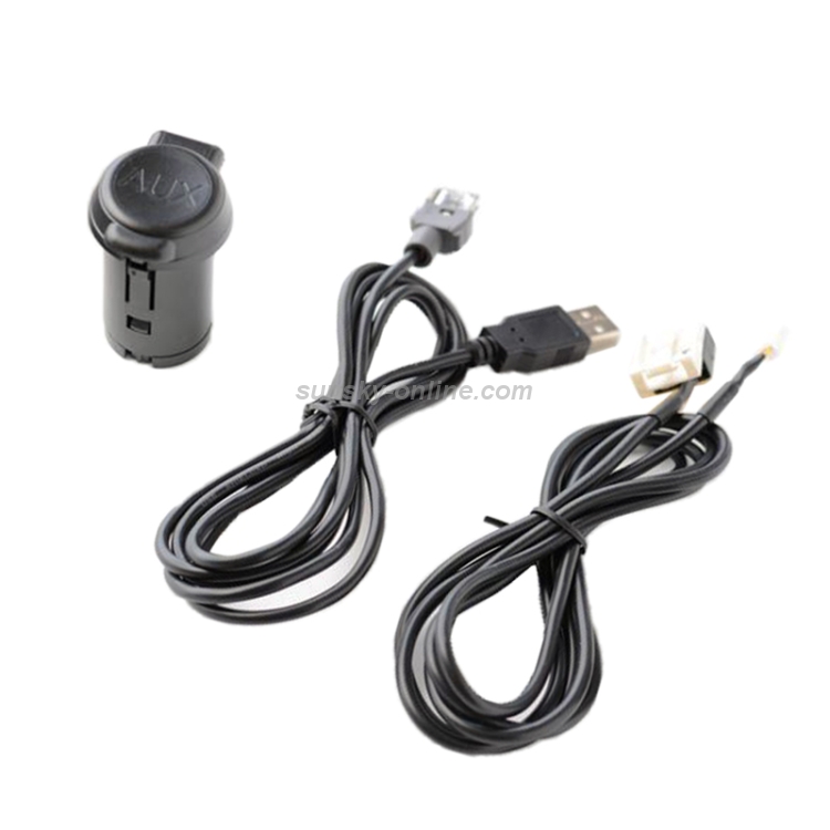 Câble adaptateur audio USB / AUDIO de voiture RD45 USB / Aux