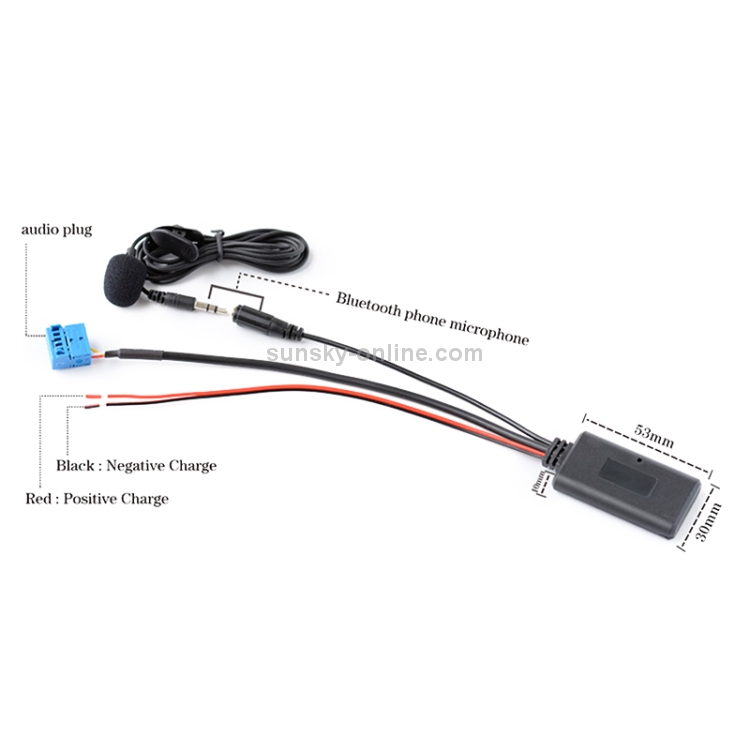 Tipo de 3PCS/Set a 3.5mm Cable De Audio Cable de línea de audio AUX vehículo adaptar 