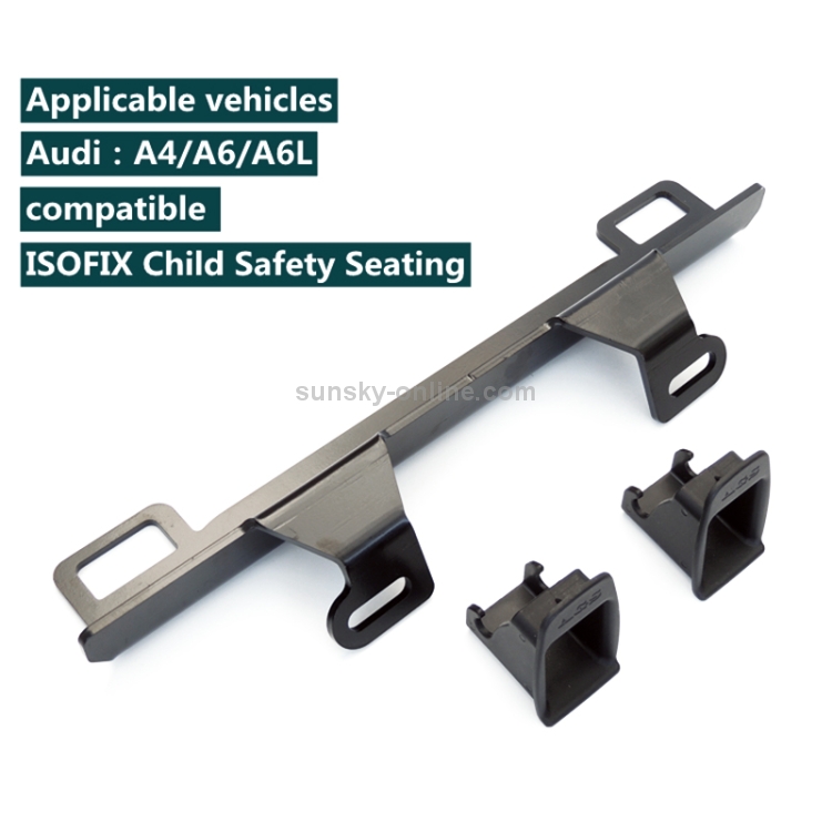 For ISOFIX Connector Interfaces Bracket Seat Belt Buckle Bracket Seat Latch  Guide Retainer For Child Safety Seat