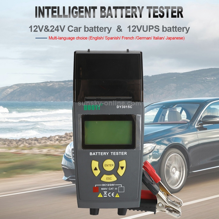 DUOYI DY3015C Car 24V Battery Tester - 9