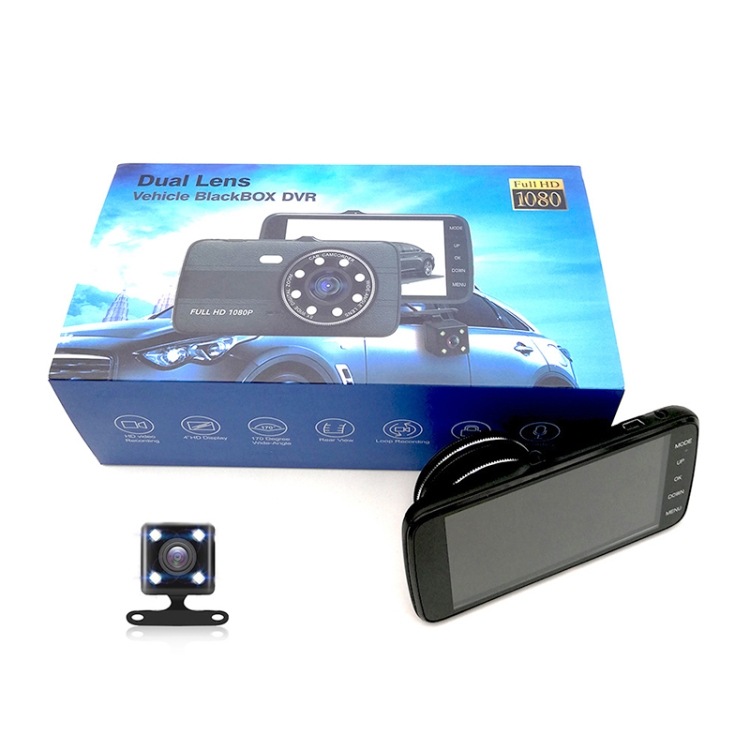 Fdit enregistreur de conduite avec GPS K10 Dash Cam 1080P avec WiFi GPS  Track Hidden Night Vision Enregistreur de conduite à double