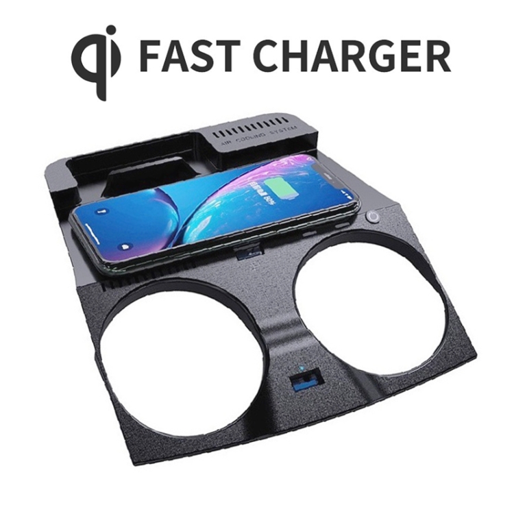HFC-1016 Car Qi Standard Wireless Charger 10W Quick Charging for BMW M5 2018-2021, Left and Right Driving HFC-1016 Car Qi Standard Wireless Charger 10W Quick Charging for BMW M5 2018-2021, Left and Right Driving