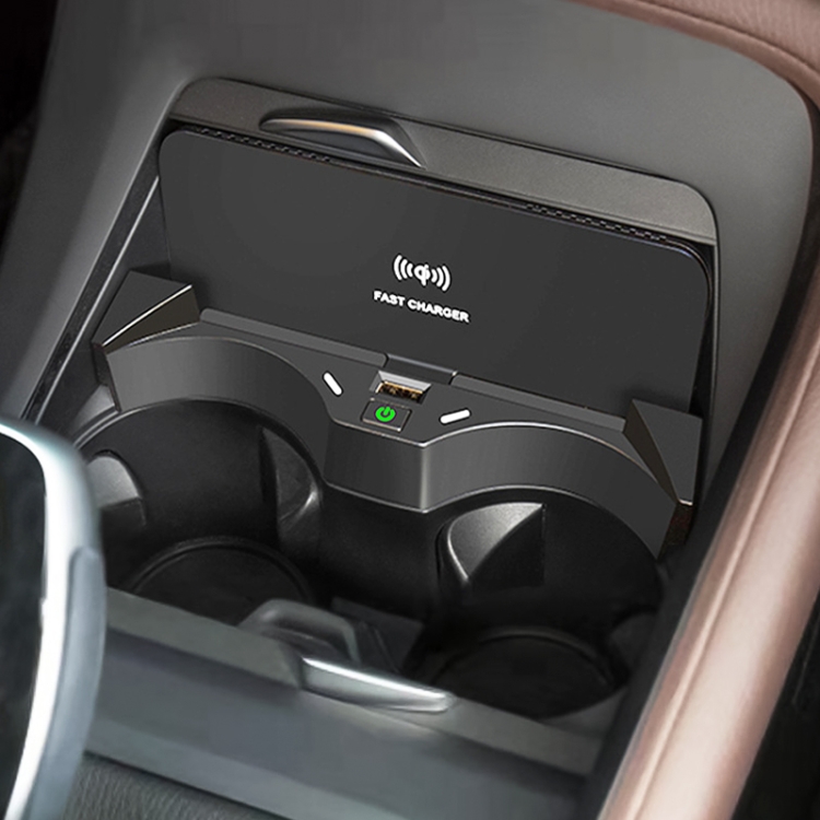 HFC-1012 Car Qi Standard Wireless Charger 10W Quick Charging for BMW X1 2016-2019, Left Driving HFC-1012 Car Qi Standard Wireless Charger 10W Quick Charging for BMW X1 2016-2019, Left Driving
