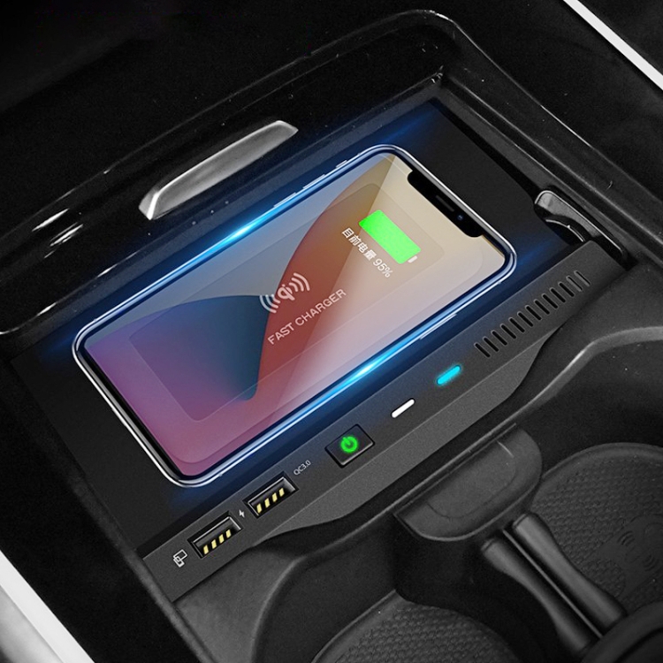HFC-1020 Car Qi Standard Wireless Charger 10W Quick Charging for Mercedes-Benz A Class 2019-2022, Left and Right Driving HFC-1020 Car Qi Standard Wireless Charger 10W Quick Charging for Mercedes-Benz A Class 2019-2022, Left and Right Driving