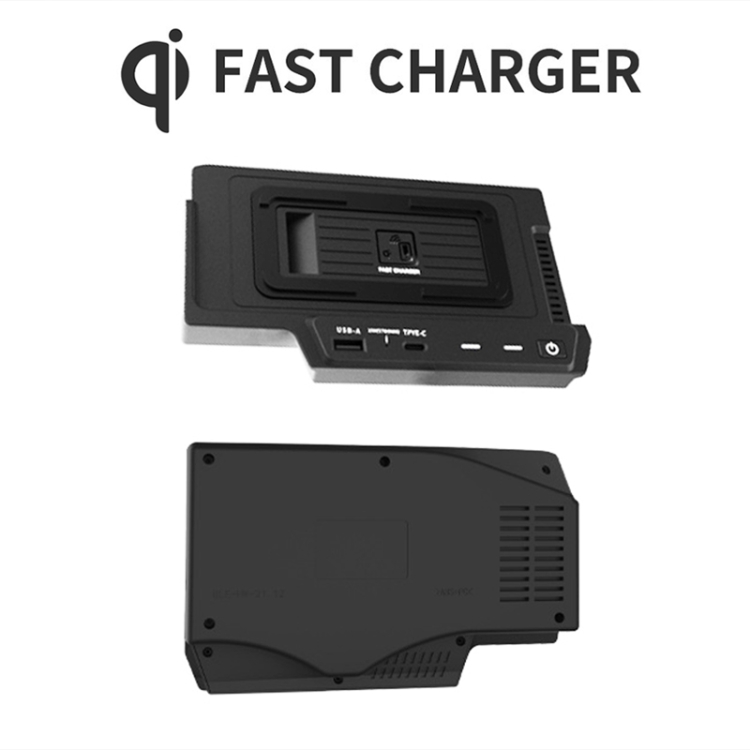 HFC-1022 Car Qi Standard Wireless Charger 15W Quick Charging for Mercedes-Benz GLE 2020-2022, Left and Right Driving HFC-1022 Car Qi Standard Wireless Charger 15W Quick Charging for Mercedes-Benz GLE 2020-2022, Left and Right Driving