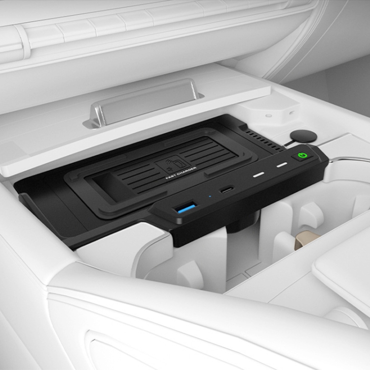 HFC-1022 Car Qi Standard Wireless Charger 15W Quick Charging for Mercedes-Benz GLE 2020-2022, Left and Right Driving HFC-1022 Car Qi Standard Wireless Charger 15W Quick Charging for Mercedes-Benz GLE 2020-2022, Left and Right Driving