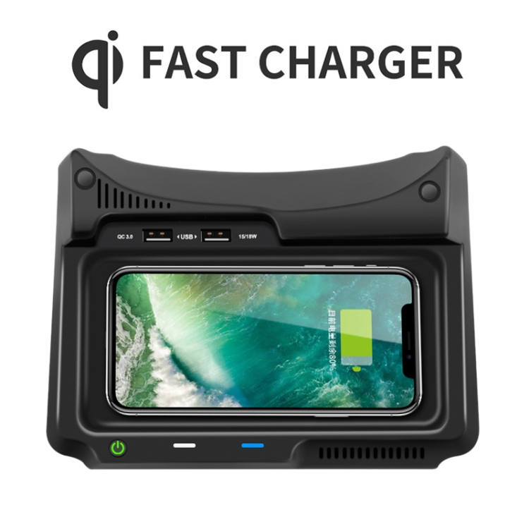 HFC-1003 Car Qi Standard Wireless Charger 10W Quick Charging for Honda CR-V 2017-2019, Left Driving HFC-1003 Car Qi Standard Wireless Charger 10W Quick Charging for Honda CR-V 2017-2019, Left Driving