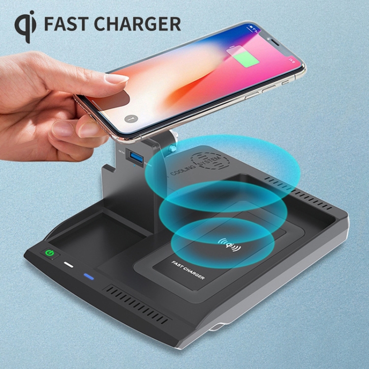 HFC-1005 Car Qi Standard Wireless Charger 10W Quick Charging for Honda Accord 2018-2022, Left Driving HFC-1005 Car Qi Standard Wireless Charger 10W Quick Charging for Honda Accord 2018-2022, Left Driving