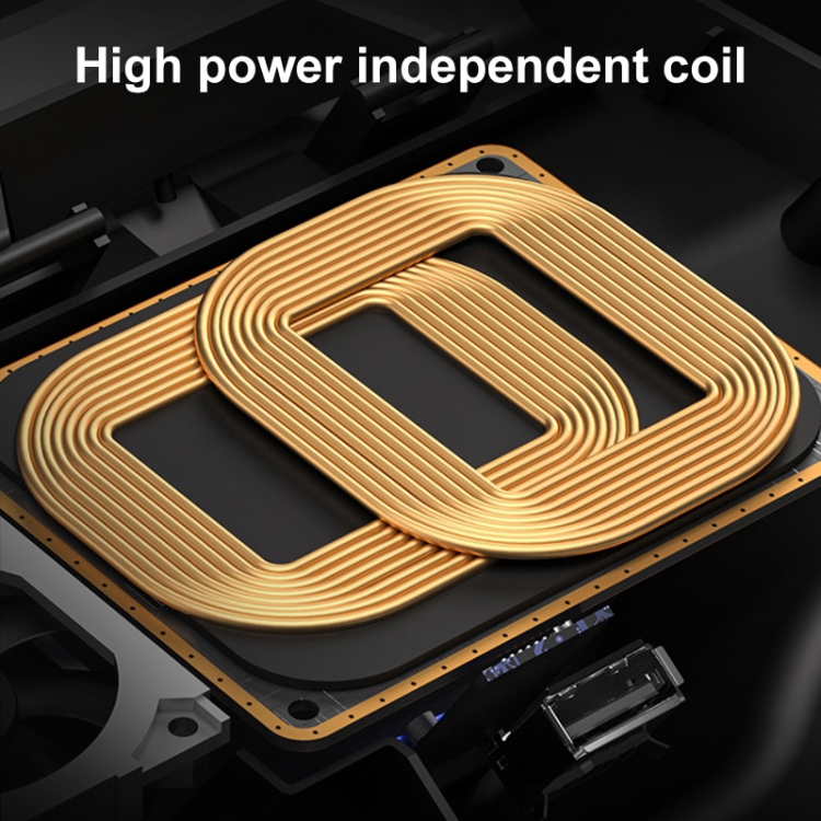 HFC-1031 Car Qi Standard Wireless Charger 10W Quick Charging for Volkswagen Teramont 2018-2020, Left Driving HFC-1031 Car Qi Standard Wireless Charger 10W Quick Charging for Volkswagen Teramont 2018-2020, Left Driving
