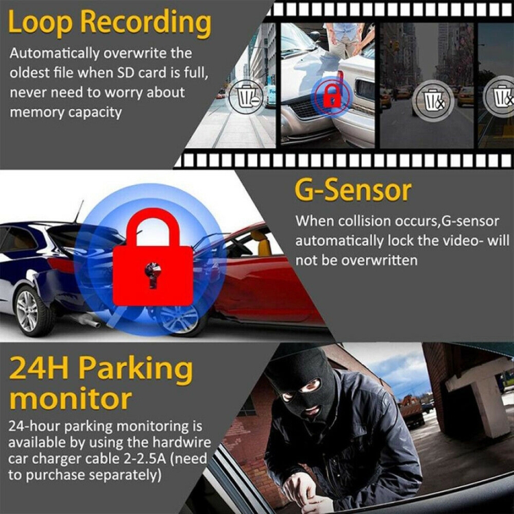Monitor de computador, monitor de jogos para PC, fácil de instalar, suporta  controle remoto para CCTV para exibição de carro (regulamentos dos EUA)