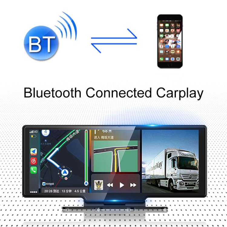 T30 10.26 AI Screen Dash Cam Android 12 System Carplay Android AUTO 5G WIFI  GPS Navigation