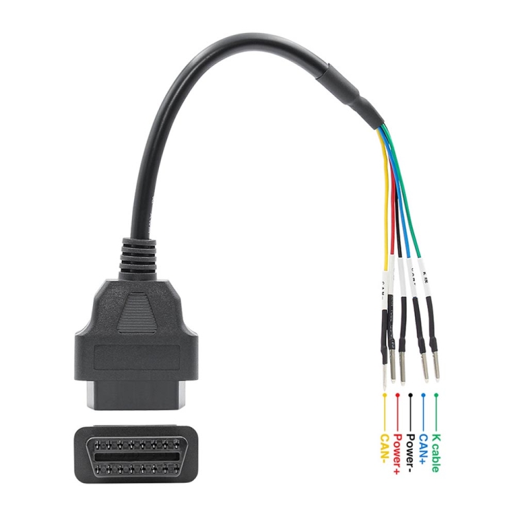 OBD2 Female to HITACHI-6-pin Cable, Diagnostic Connector