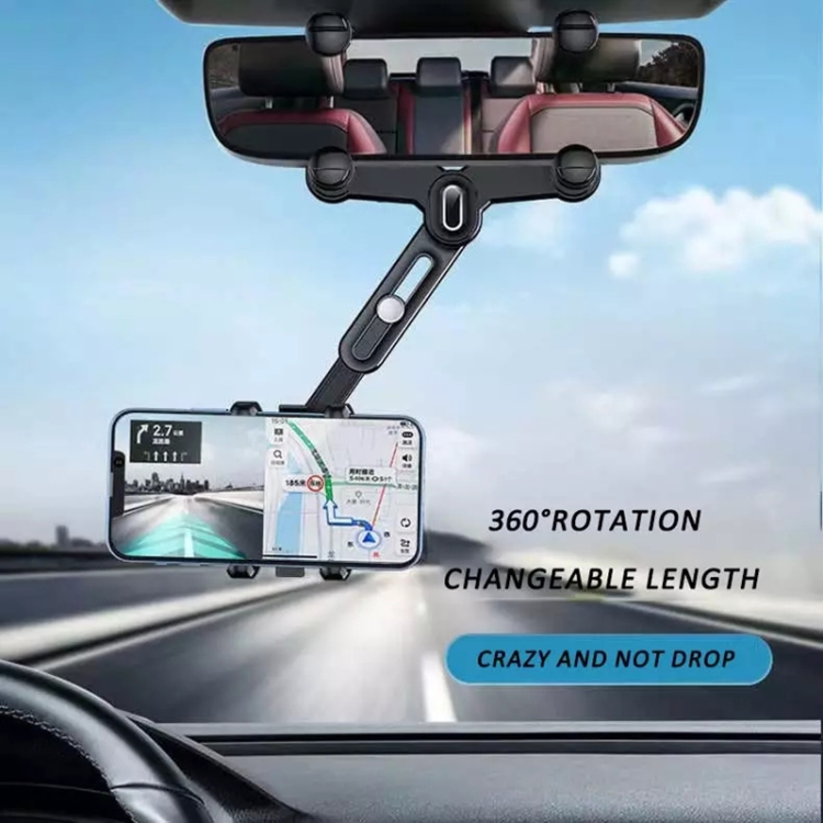Snap-on Rearview Mirror Car Phone Holder In-Car Navigation Bracket Snap-on Rearview Mirror Car Phone Holder In-Car Navigation Bracket