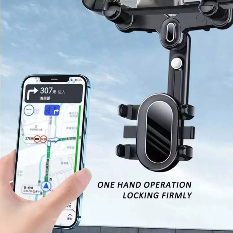 Snap-on Rearview Mirror Car Phone Holder In-Car Navigation Bracket Snap-on Rearview Mirror Car Phone Holder In-Car Navigation Bracket