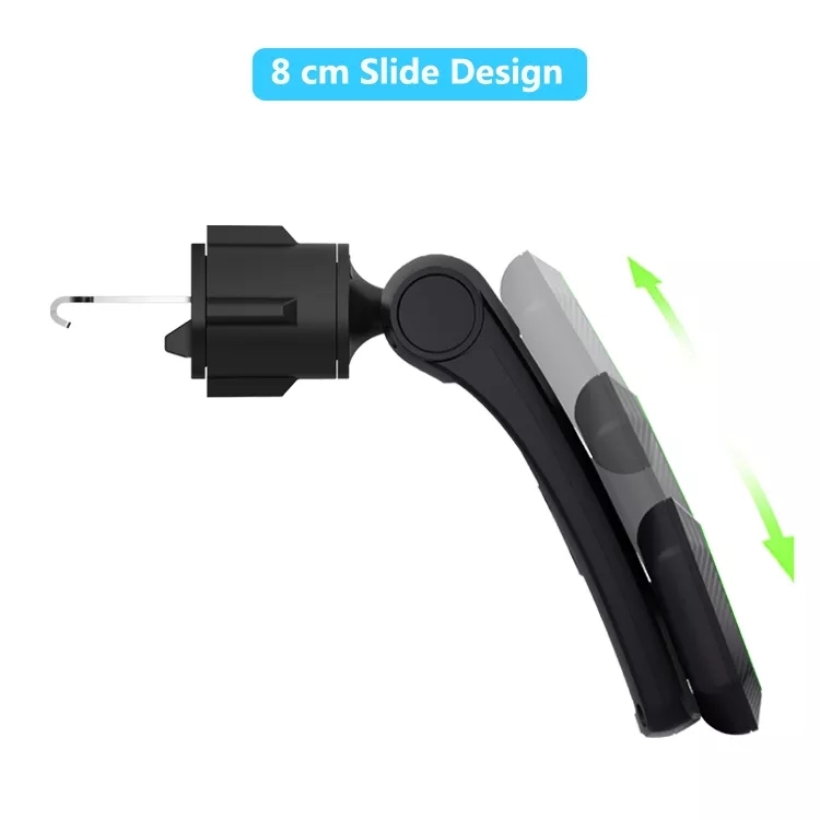 Multifunctional Car Air Conditioner Air Outlet Magnetic Phone Holder (Black)
