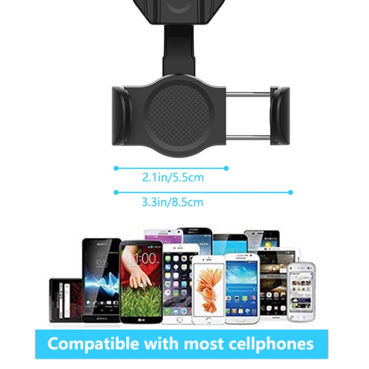 Car Rear Mirror Navigation Phone Holder (Black) Car Rear Mirror Navigation Phone Holder (Black)