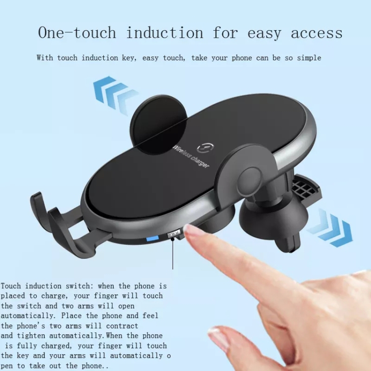 Car Smart Wireless Charger Phone Holder Car Smart Wireless Charger Phone Holder
