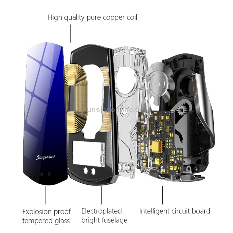 N3 Car Automatic Inductive Magnetic Suction Wireless Charger(Champagne Gold) N3 Car Automatic Inductive Magnetic Suction Wireless Charger(Champagne Gold)