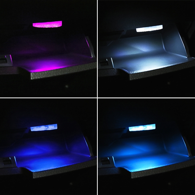 Luce touch per interni a LED per auto con batteria a bottone (luce blu)