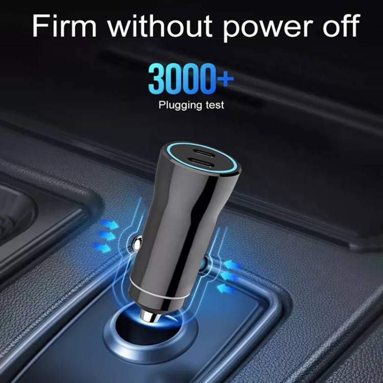40W Dual PD Car 2 in 1 Fast Charger Car Cigarette Lighter (Black) 40W Dual PD Car 2 in 1 Fast Charger Car Cigarette Lighter (Black)