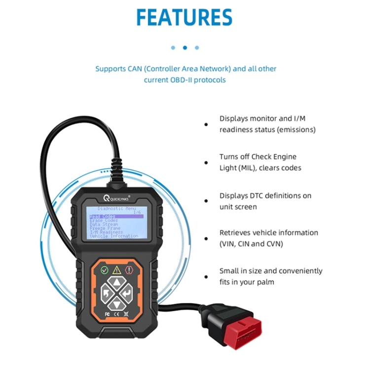 Analyseur de défaut d'outil de diagnostic de défaut de voiture T31 OBD2