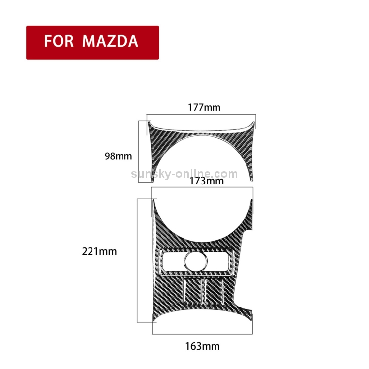 Acquista online Loghi adesivi per specchietti retrovisori Mazda