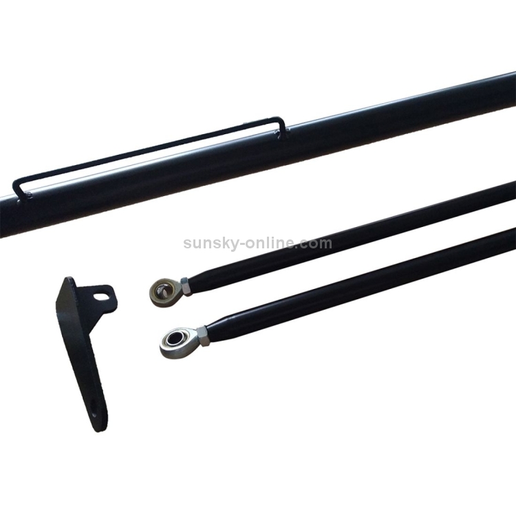 [US Warehouse] Car Stainless Steel Seat Guard Rod, Black