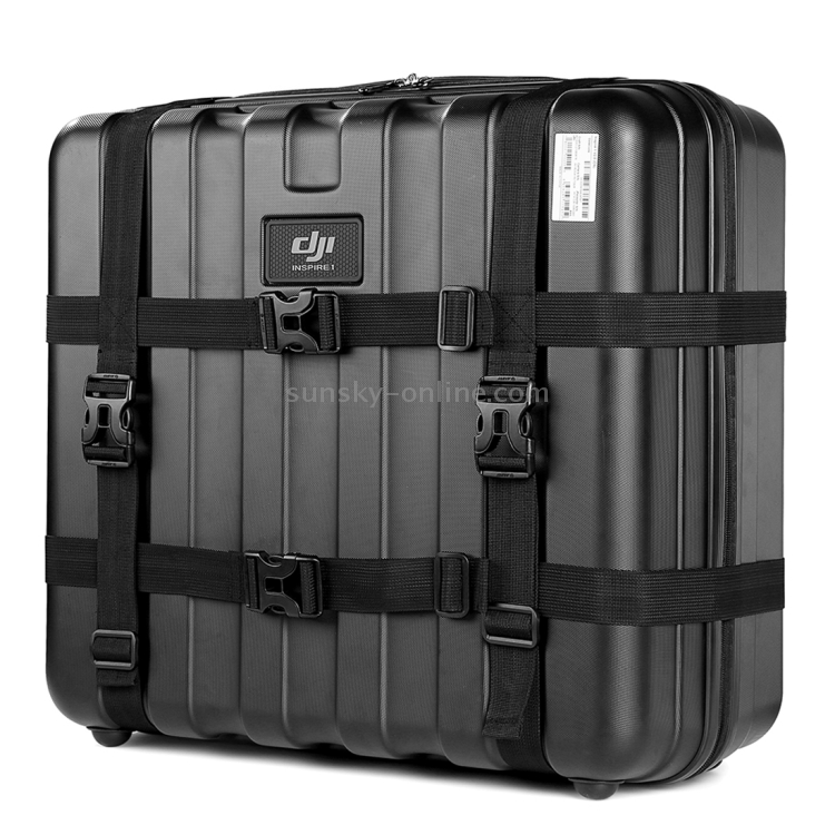Cinturón con correa para mochila y hombro de viaje para DJI Inspire 1, tamaño: 42.0 x 43.0cm (negro) - 1
