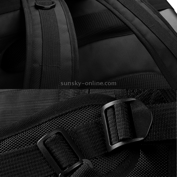 Cinturón con correa para mochila y hombro de viaje para DJI Inspire 1, tamaño: 42.0 x 43.0cm (negro) - 10