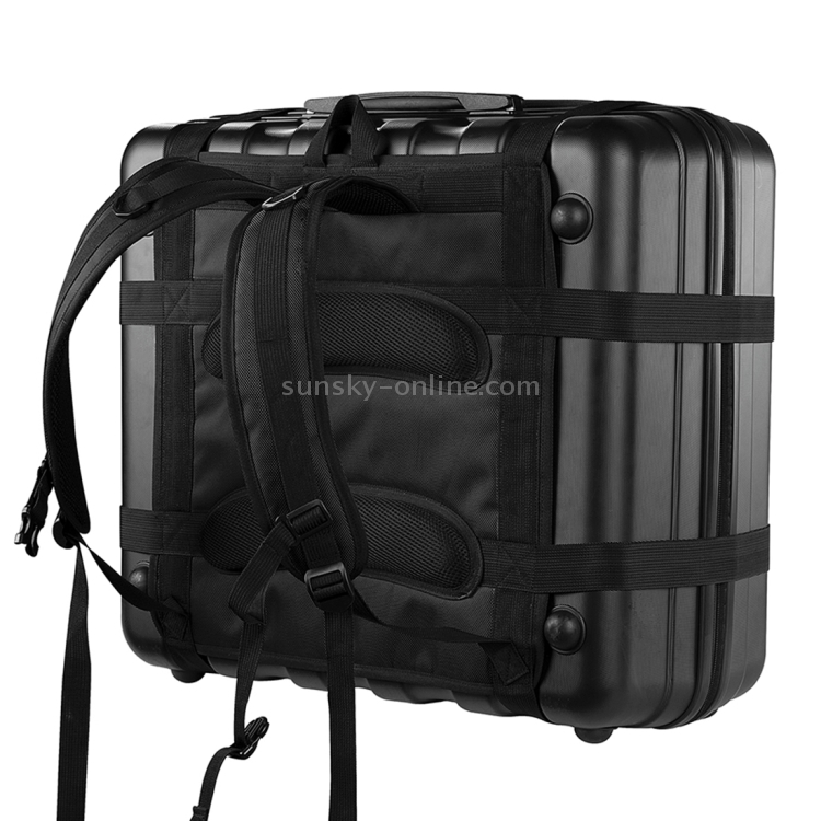 Cinturón con correa para mochila y hombro de viaje para DJI Inspire 1, tamaño: 42.0 x 43.0cm (negro) - 2